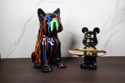 Sitting French Bull Dog